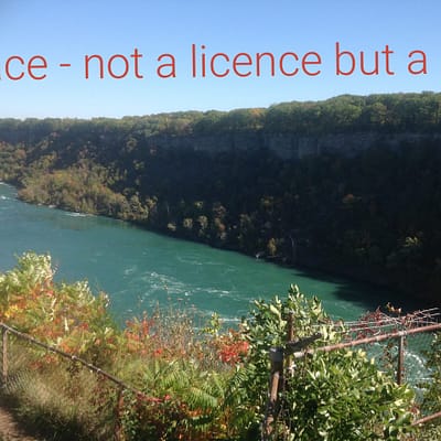 Grace is not a licence but a gift
