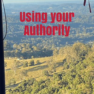 Using your authority