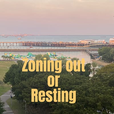 Zoning out or resting